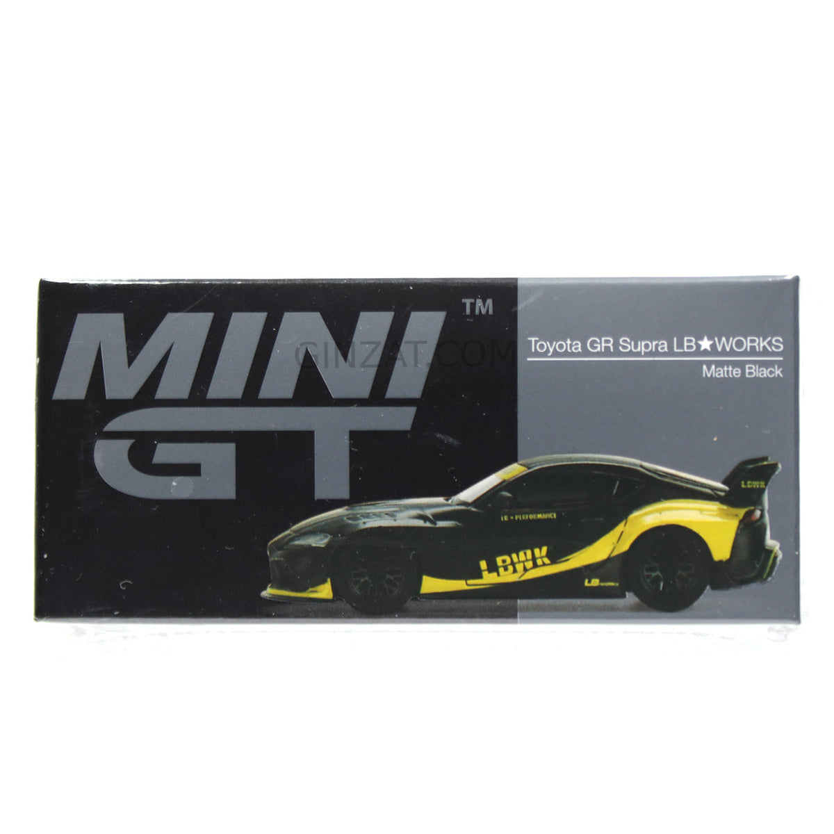 Mini GT #472 Toyota GR Supra LB-Works Matte Black - Chase