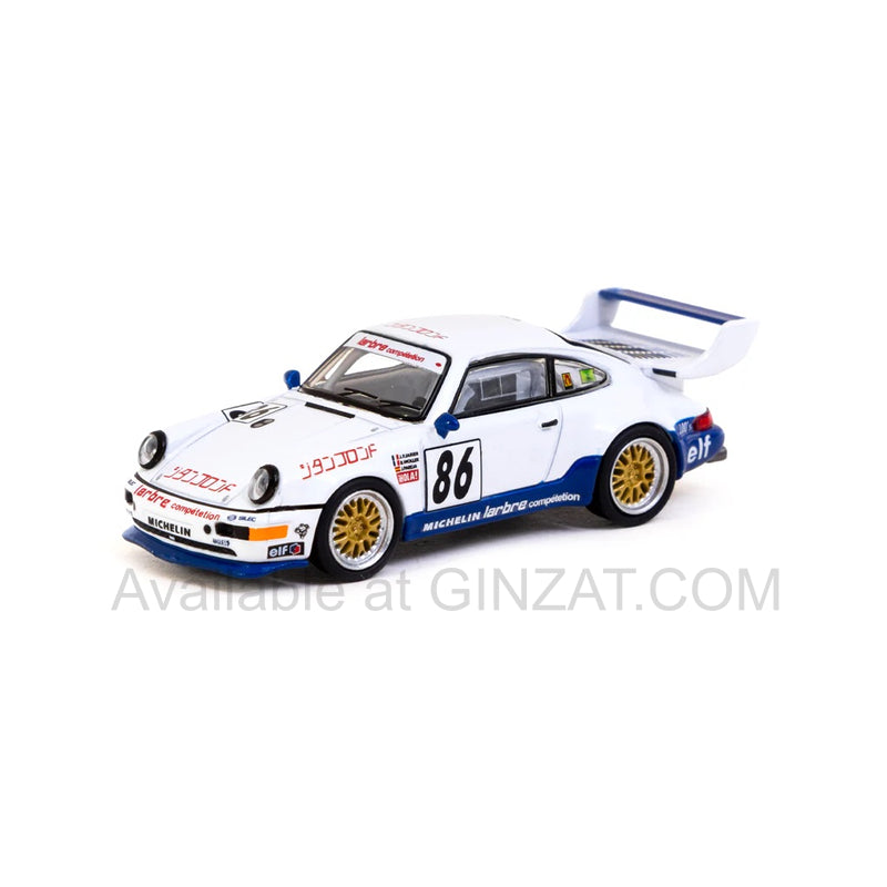 Porsche 911 Turbo S LM GT Suzuka 1000km 1994 #86, Tarmac Works 1/64 diecast model car