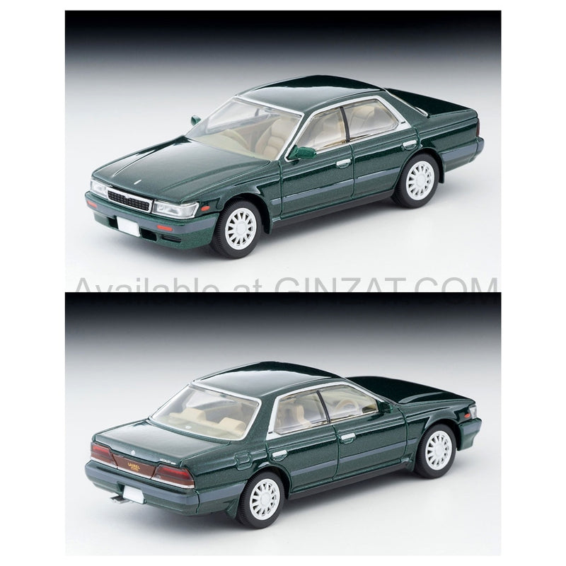 Nissan Laurel Twincam 24V Medalist (Green) 1989, Tomica Limited Vintage Neo diecast model car TLV-N238c