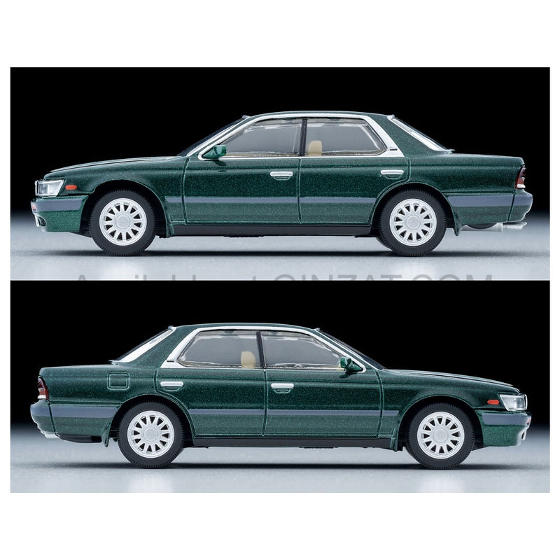 Nissan Laurel Twincam 24V Medalist (Green) 1989, Tomica Limited Vintage Neo diecast model car TLV-N238c