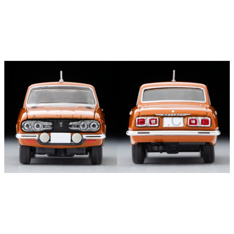 Isuzu Bellett 1600GT type R (Orange M) 1973, Tomica Limited Vintage diecast model car TLV-137c