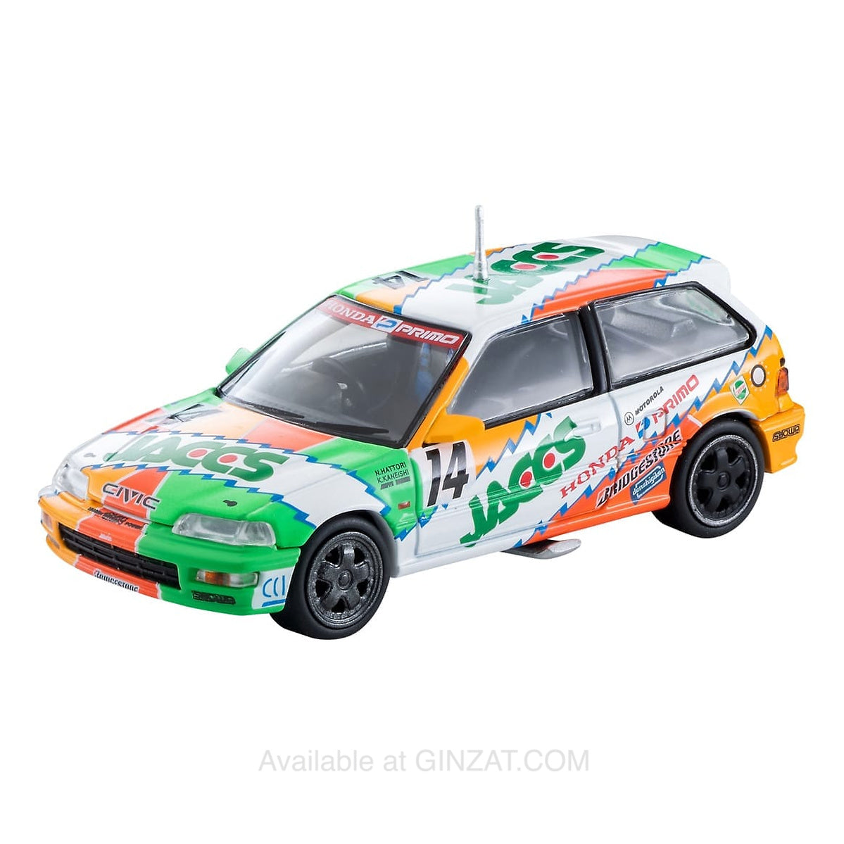 Tomica Limited Vintage NEO: LV-N229b JACCS-CIVIC (1992 spec)