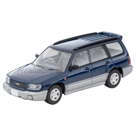 Subaru FORESTER C/20 (Navy Blue / Gray) 1997, Tomica Limited Vintage Neo diecast model car TLV-N328a