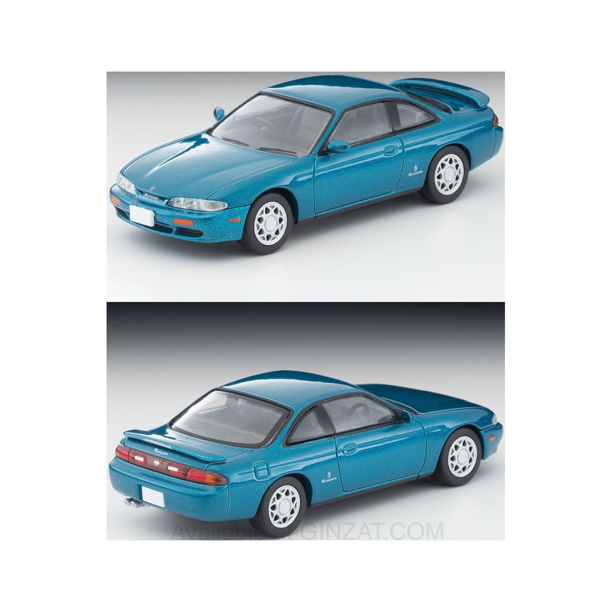 Nissan Silvia Q's TypeS (Blue-Green) '94 Model, Tomytec Tomica Limited Vintage Neo diecast model car LV-N313b