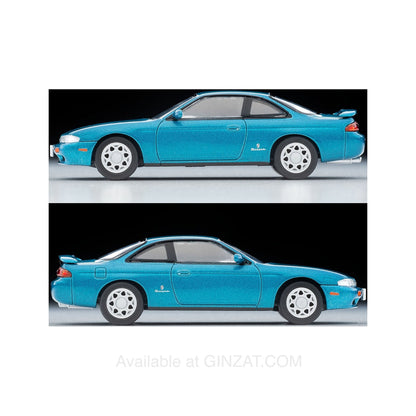 Nissan Silvia Q's TypeS (Blue-Green) '94 Model, Tomytec Tomica Limited Vintage Neo diecast model car LV-N313b