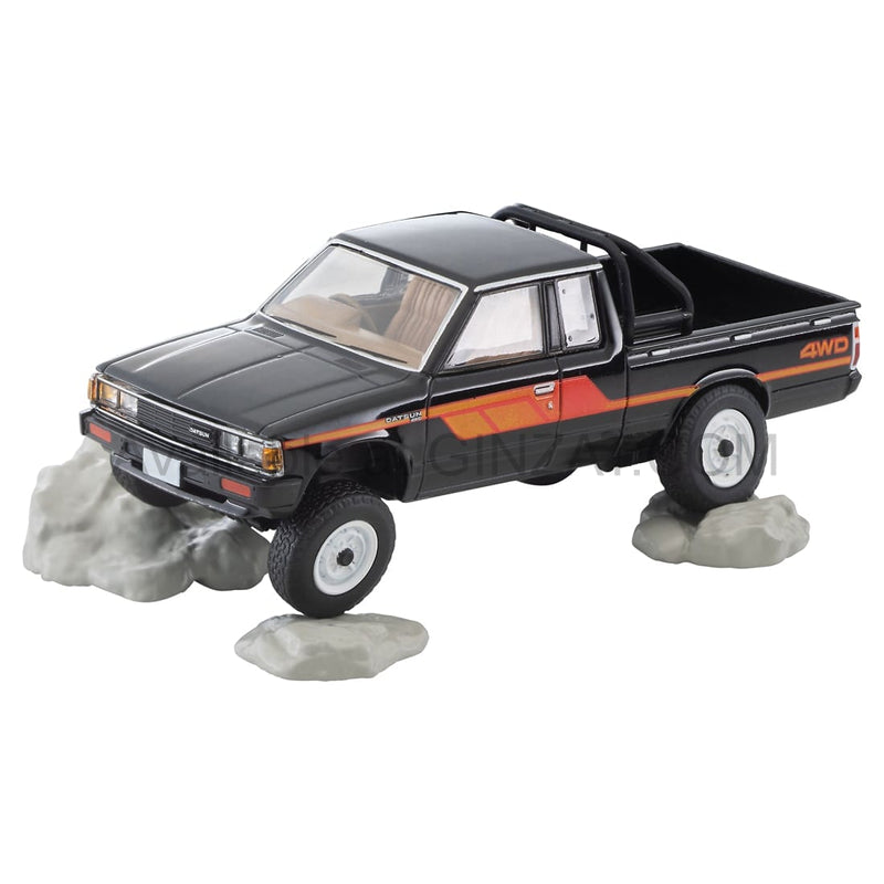 Datsun Truck 4WD King Cab AD (Black), Tomica Limited Vintage Neo diecast model car TLV-320a