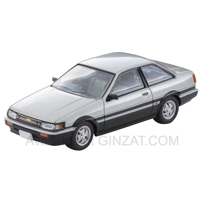 Toyota Corolla Levin 2 Door GT-APEX 1984 (Silver / Black), Tomytec Tomica Limited Vintage Neo diecast model car TLV-N284c