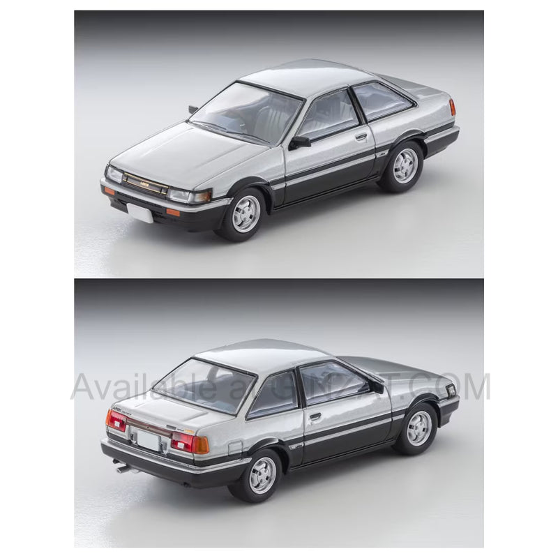 Toyota Corolla Levin 2 Door GT-APEX 1984 (Silver / Black), Tomytec Tomica Limited Vintage Neo diecast model car TLV-N284c