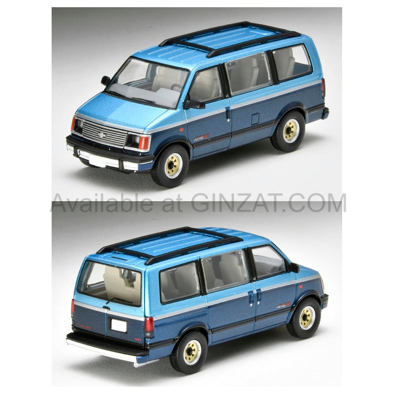 Chevrolet Astro LT AWD (Light Blue / Navy Blue) 1994, Tomica Limited Vintage Neo diecast model car TLV-N325b