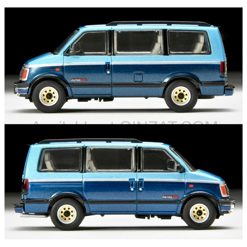 Chevrolet Astro LT AWD (Light Blue / Navy Blue) 1994, Tomica Limited Vintage Neo diecast model car TLV-N325b