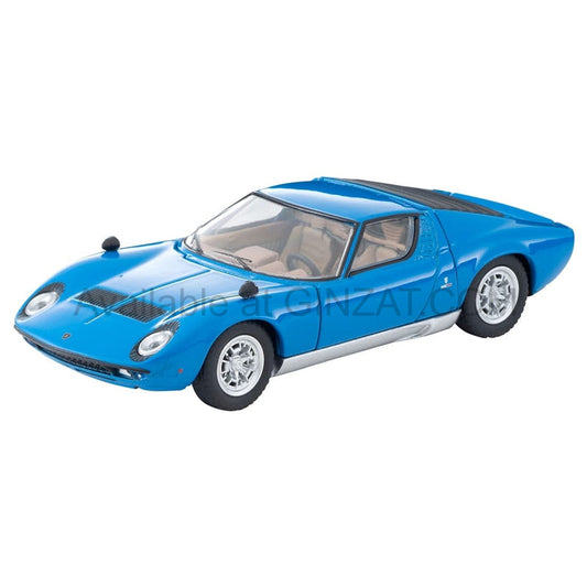 Lamborghini Miura P400 (Blue), Tomytec Tomica Limited Vintage NEO diecast model car TLV