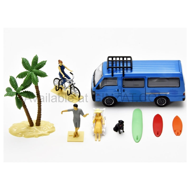 Diorama Collection64 #CarSnap19b Surfing 2 (w/Mazda Bongo Brawny), Tomytec diecast model car