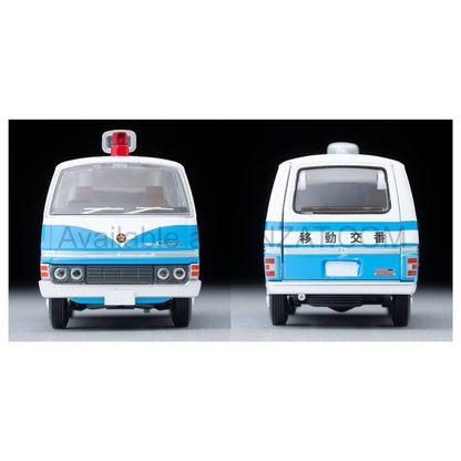 Nissan Caravan Mobile Police Box Car, Tomica Limited Vintage Neo diecast model car TLV-N324a