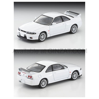 Nissan Skyline GT-R V-spec N1 (White) 1995, Tomica Limited Vintage Neo diecast model car TLV-N308c