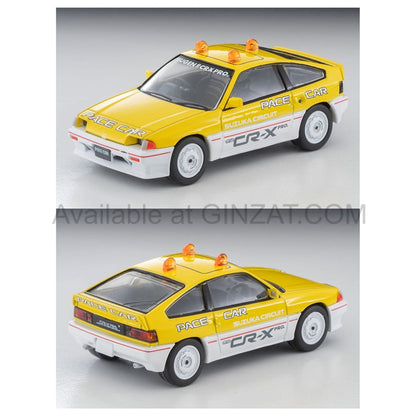 Honda Ballade Sports CR-X MUGEN CR-X PRO Suzuka Circuit Pace Car (Yellow / White), Tomytec Tomica Limited Vintage NEO diecast model car TLV-N318b