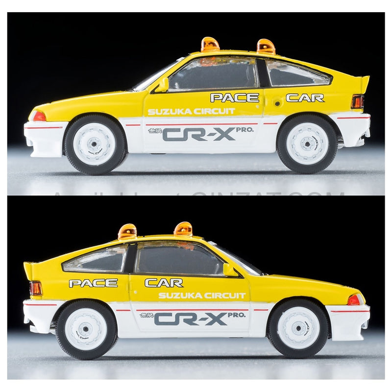 Honda Ballade Sports CR-X MUGEN CR-X PRO Suzuka Circuit Pace Car (Yellow / White), Tomytec Tomica Limited Vintage NEO diecast model car TLV-N318b