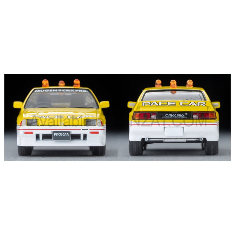 Honda Ballade Sports CR-X MUGEN CR-X PRO Suzuka Circuit Pace Car (Yellow / White), Tomytec Tomica Limited Vintage NEO diecast model car TLV-N318b