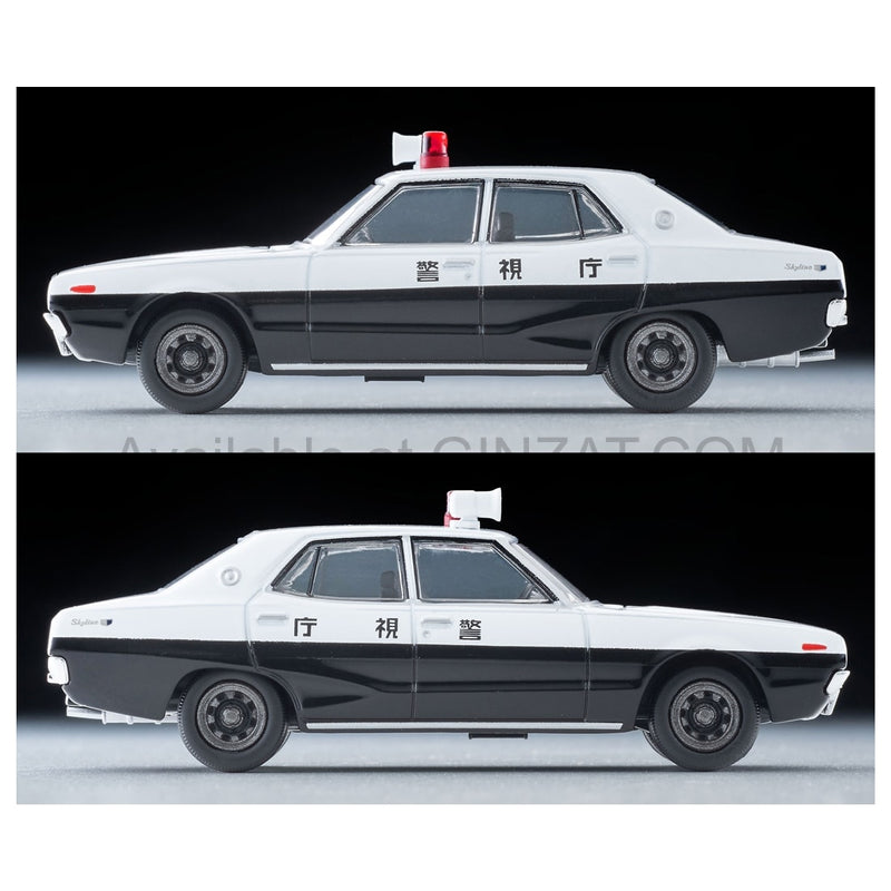 Nissan Skyline 2000GT Patrol Car (Metropolitan Police Department) 1976, Tomytec Tomica Limited Vintage NEO diecast model car TLV-N315a