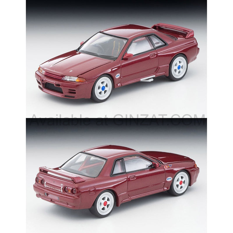 Nissan Skyline GT-R (R32) Group A Plain Color Edition (Red), Tomica Limited Vintage Neo diecast model car TLV-N 