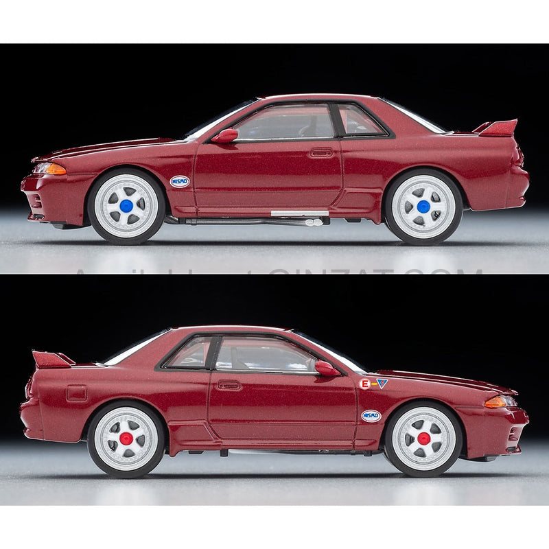 Nissan Skyline GT-R (R32) Group A Plain Color Edition (Red), Tomica Limited Vintage Neo diecast model car TLV-N 