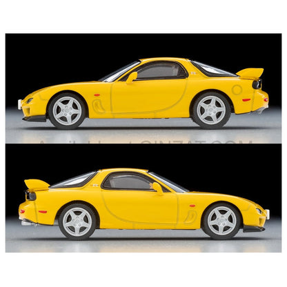 Mazda RX-7 Type R Bathurst R (Yellow) 2001 Model, Tomica Limited Vintage Neo diecast model car TLV-N267d 