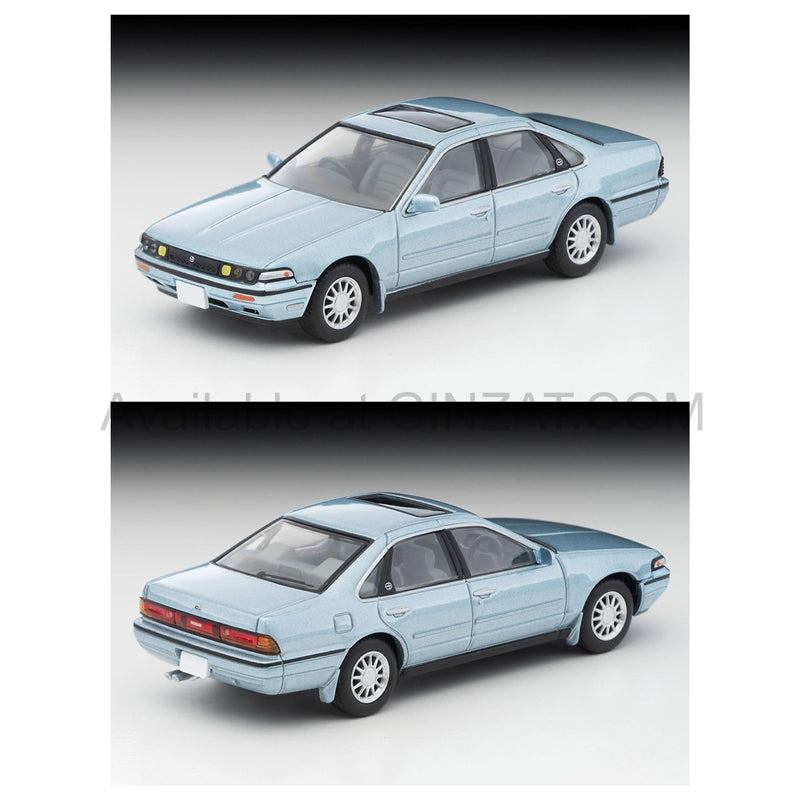 Nissan Cefiro Sports Cruising (Bluish Silver) 1988 Model, Tomytec Tomica Limited Vintage Neo diecast model car TLV-N335a 