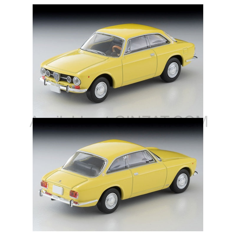 Alfa Romeo 1750GTV (Yellow), Tomica Limited Vintage diecast model car  TLV-155c 