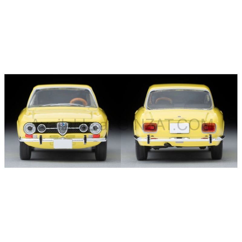 Alfa Romeo 1750GTV (Yellow), Tomica Limited Vintage diecast model car  TLV-155c 