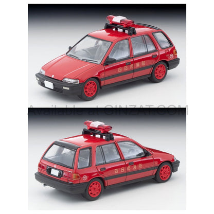 Honda Civic Pro Fire Brigade Public Relations Vehicle, Tomytec Tomica Limited Vintage Neo diecast model car TLV-N339a 