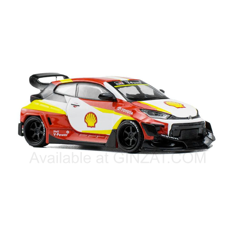 SHELL Toyota Pandem GR Yaris, Pop Race x TINY diecast model car