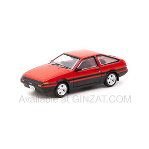 Toyota Sprinter Trueno (AE86) Red/Black, Tarmac Works 1/64 diecast model car