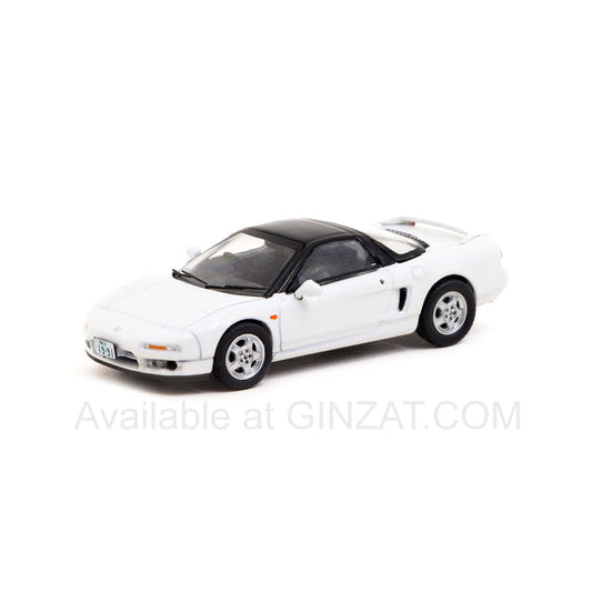 Honda NSX (NA1) White, Tarmac Works x J-collect diecast model car