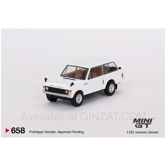 Ranger Rover Davos White, Mini GT No. 658 diecast model car