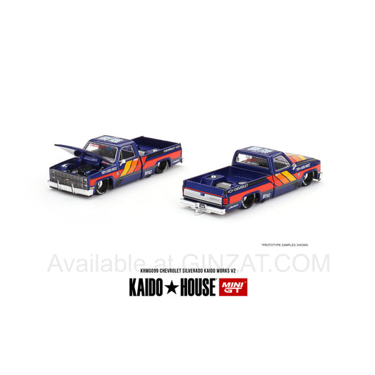 Chevrolet Silverado KAIDO V2, Mini GT Kaido House 099 diecast model car