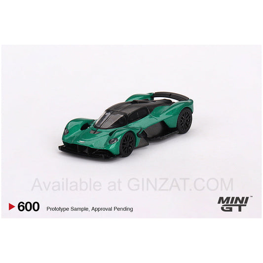 Aston Martin Valkyrie Aston Martin Racing Green, Mini GT No. 600 diecast model car