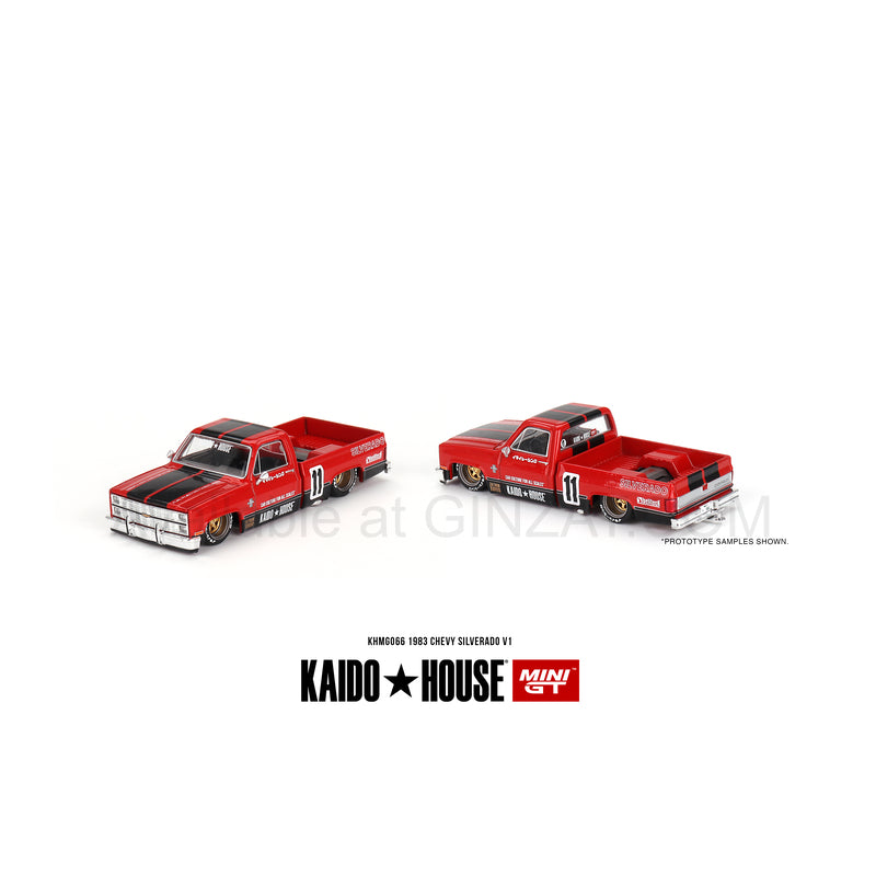 Chevrolet Silverado KAIDO V1, Mini GT x Kaido House No. 066 diecast model car