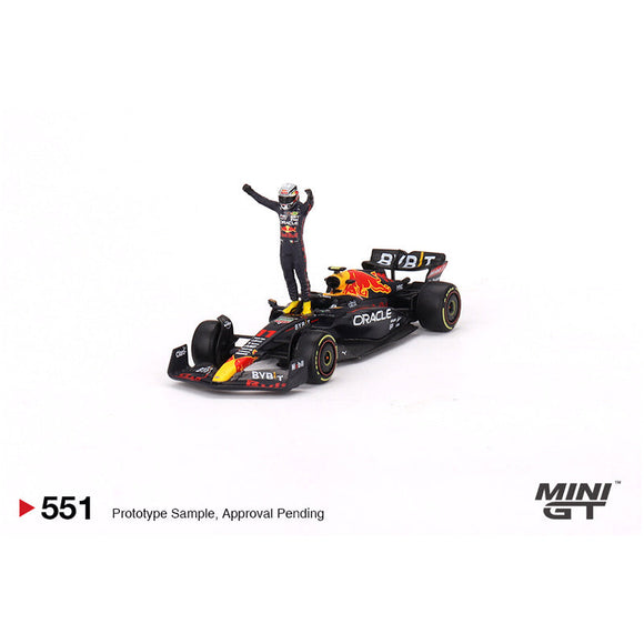 Oracle Red Bull Racing RB18 #11 Sergio Perez 2022 Monaco Grand Prix Winner, MINI GT diecast model car