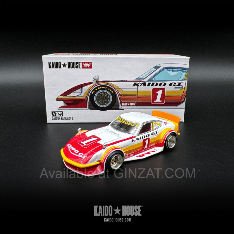 Datsun KAIDO Fairlady Z Kaido GT V1, Mini GT x Kaido House No. 029 diecast model car