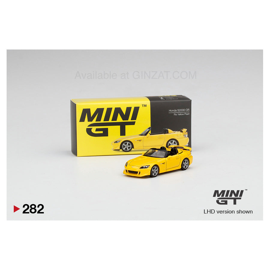 Honda S2000 Type S New Indy Yellow Pearl, Mini GT No. 282 diecast model car