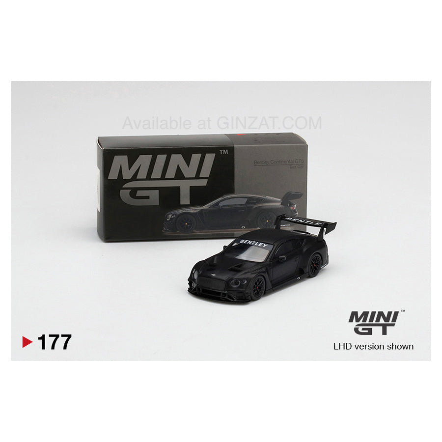 Bentley Continental GT3 Test Car, MINI GT No.177 diecast model car