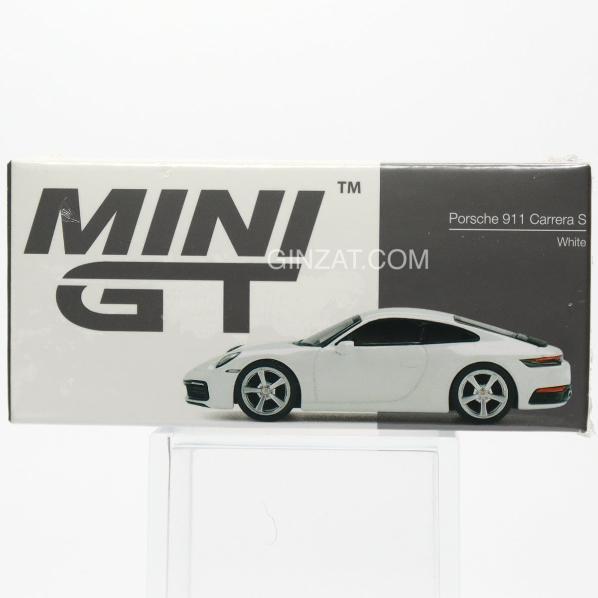 PORSCHE 911 Carrera S White; Mini GT No.380 diecast model car