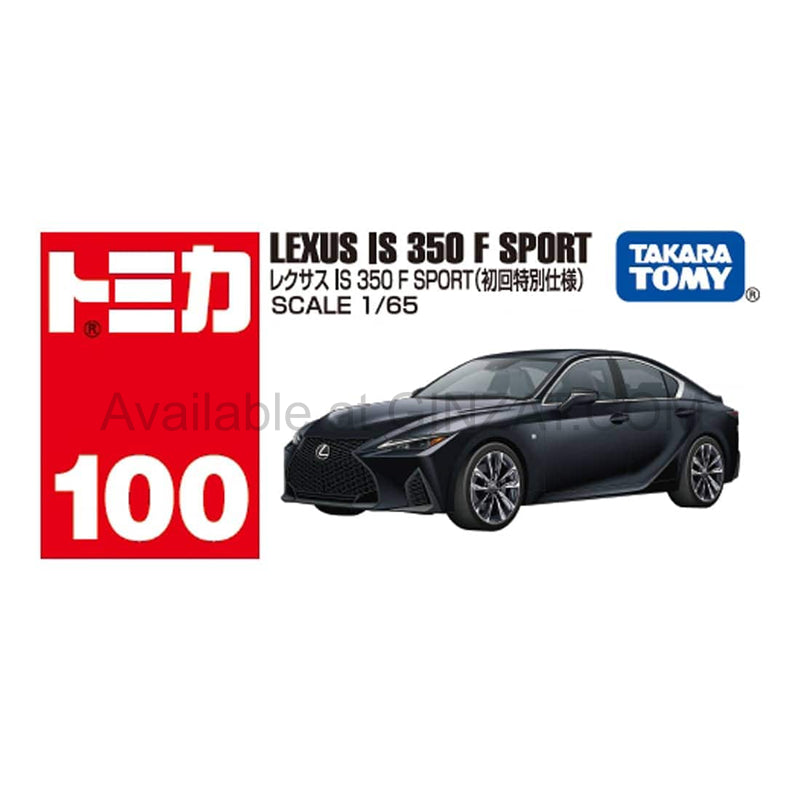 Lexus IS 350 F Sport (First Special Edition), Tomica No.100 diecast model car