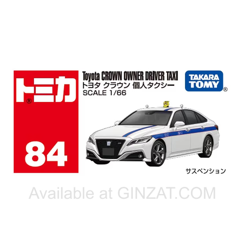 TOYOTA Crown Owner Drive Taxi, Tomica No. 84 diecast model car