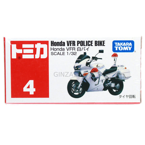 HONDA VFR Police Bike, Tomica No.04 diecast model car