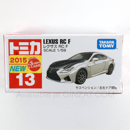 Lexus RC F, Tomica No.13 diecast model car