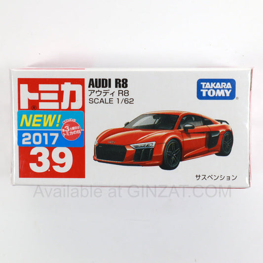 AUDI R8, Tomica No.39 diecast model car