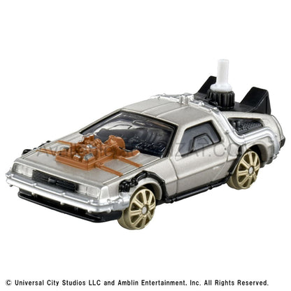 Back to the Future Time Machine (PART 3/Rail Wheel Version), Tomica Premium Unlimited 02 diecast model car