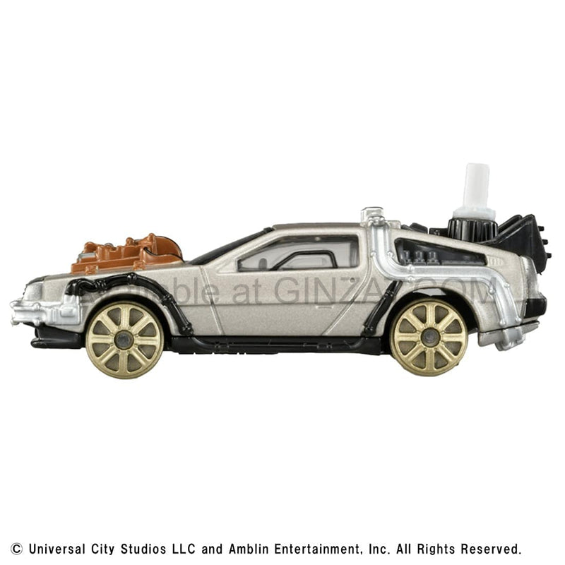 Back to the Future Time Machine (PART 3/Rail Wheel Version), Tomica Premium Unlimited 02 diecast model car