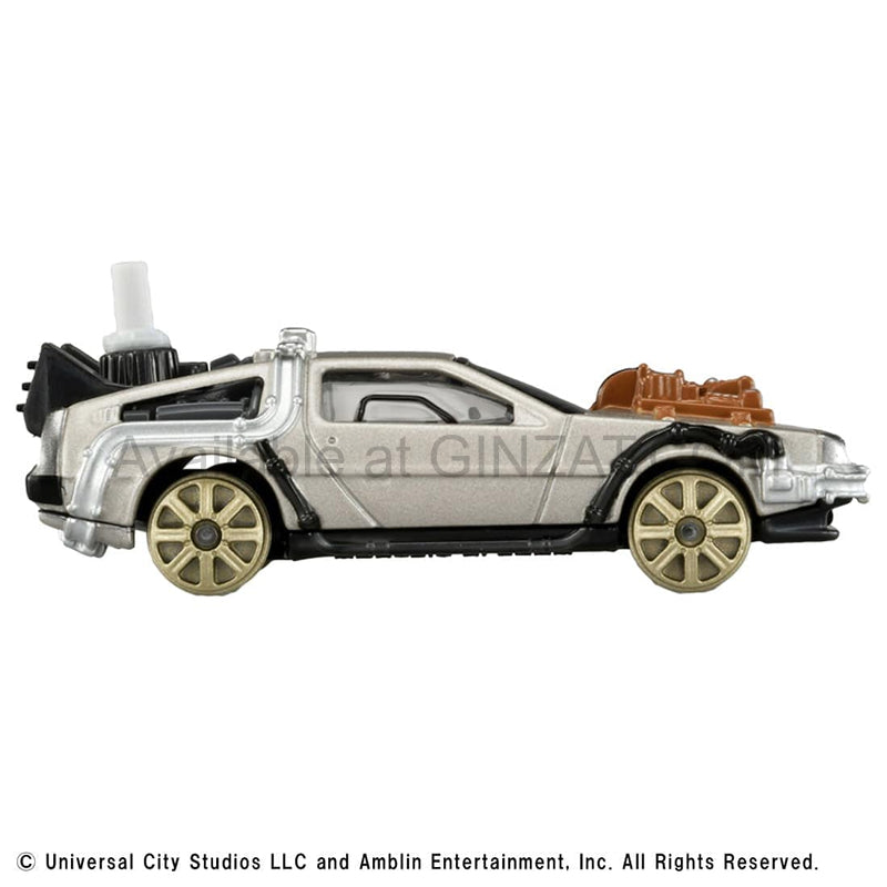 Back to the Future Time Machine (PART 3/Rail Wheel Version), Tomica Premium Unlimited 02 diecast model car