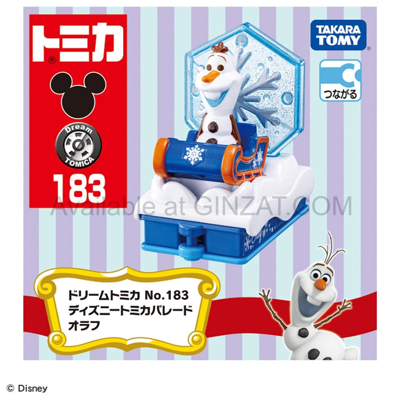 Disney Tomica Parade – Olaf, Dream Tomica No.183 diecast model car